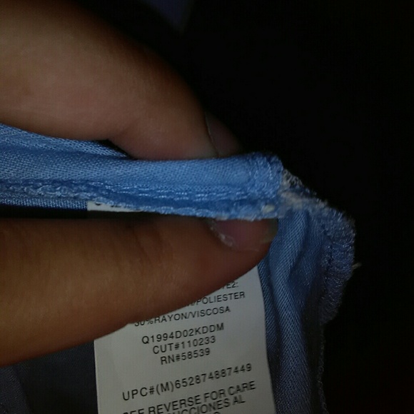 Speechless light blue Short Sleeve Top/Blouse - Picture 6 of 6